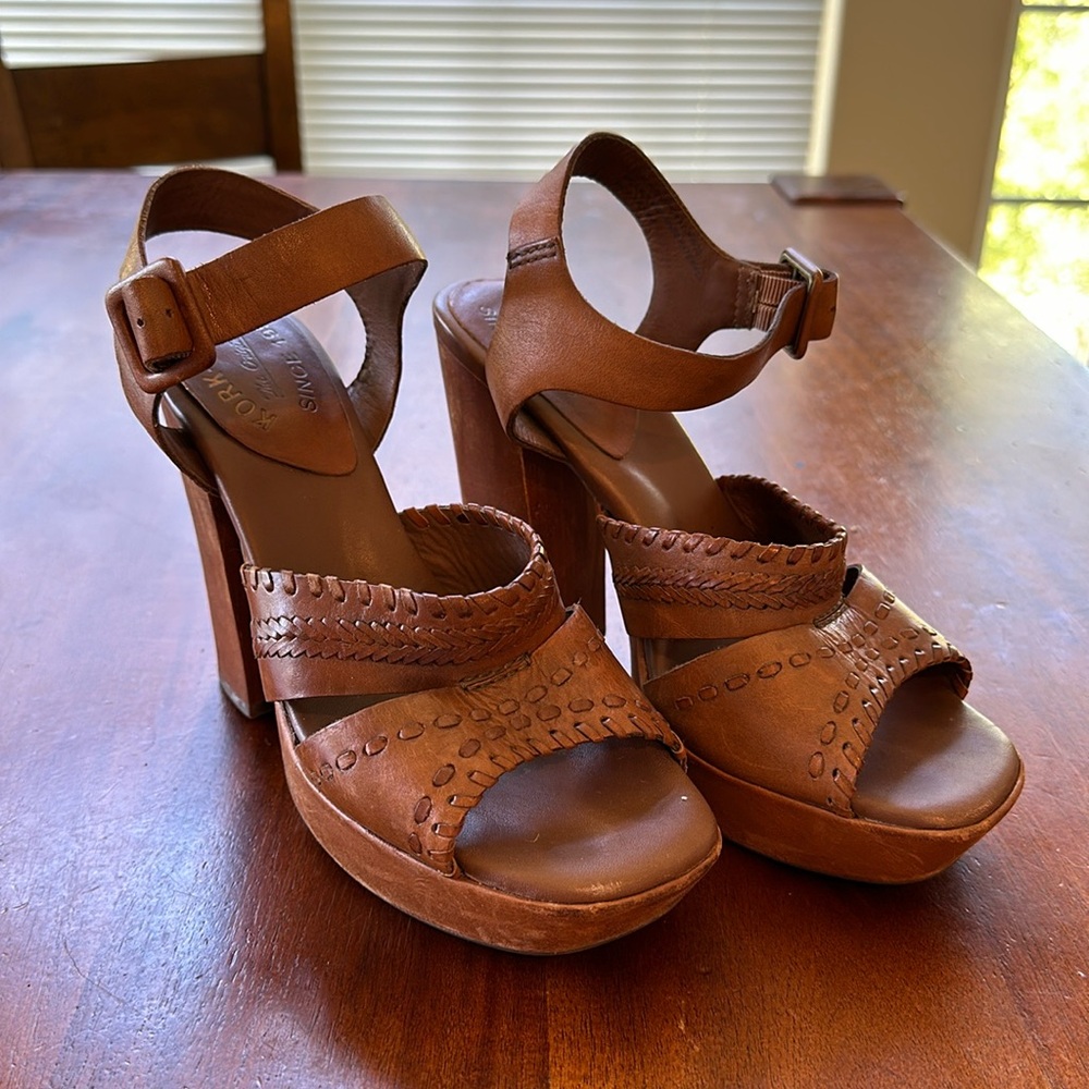 Kork Ease Payton Chunky Platform Sandals 8